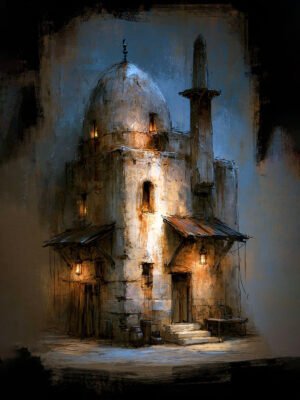 The Masjid of Light — Framed Fine Art Poster