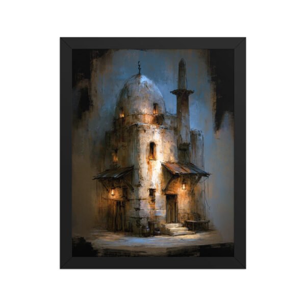 enhanced-matte-paper-framed-poster-in-black-11x14-front-6abaabe81b346.jpg The Masjid of Light — Framed Fine Art Poster