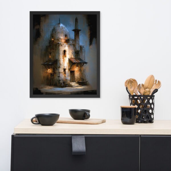 enhanced-matte-paper-framed-poster-in-black-16x20-front-6abaabe81908f.jpg The Masjid of Light — Framed Fine Art Poster