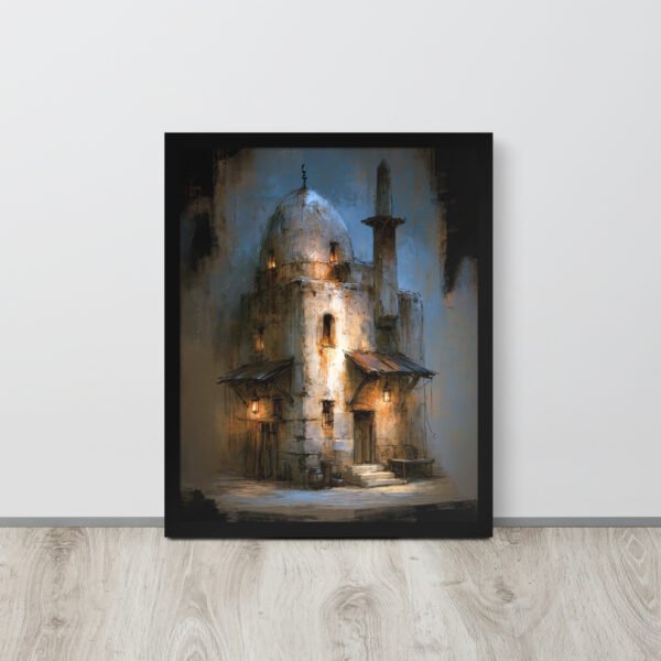 enhanced-matte-paper-framed-poster-in-black-16x20-front-6abaabe81a011.jpg The Masjid of Light — Framed Fine Art Poster