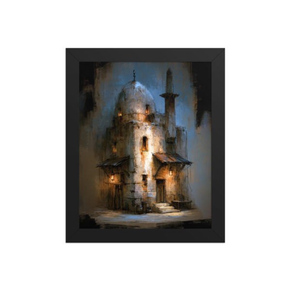 enhanced-matte-paper-framed-poster-in-black-8x10-front-6abaabe81aa99.jpg The Masjid of Light — Framed Fine Art Poster